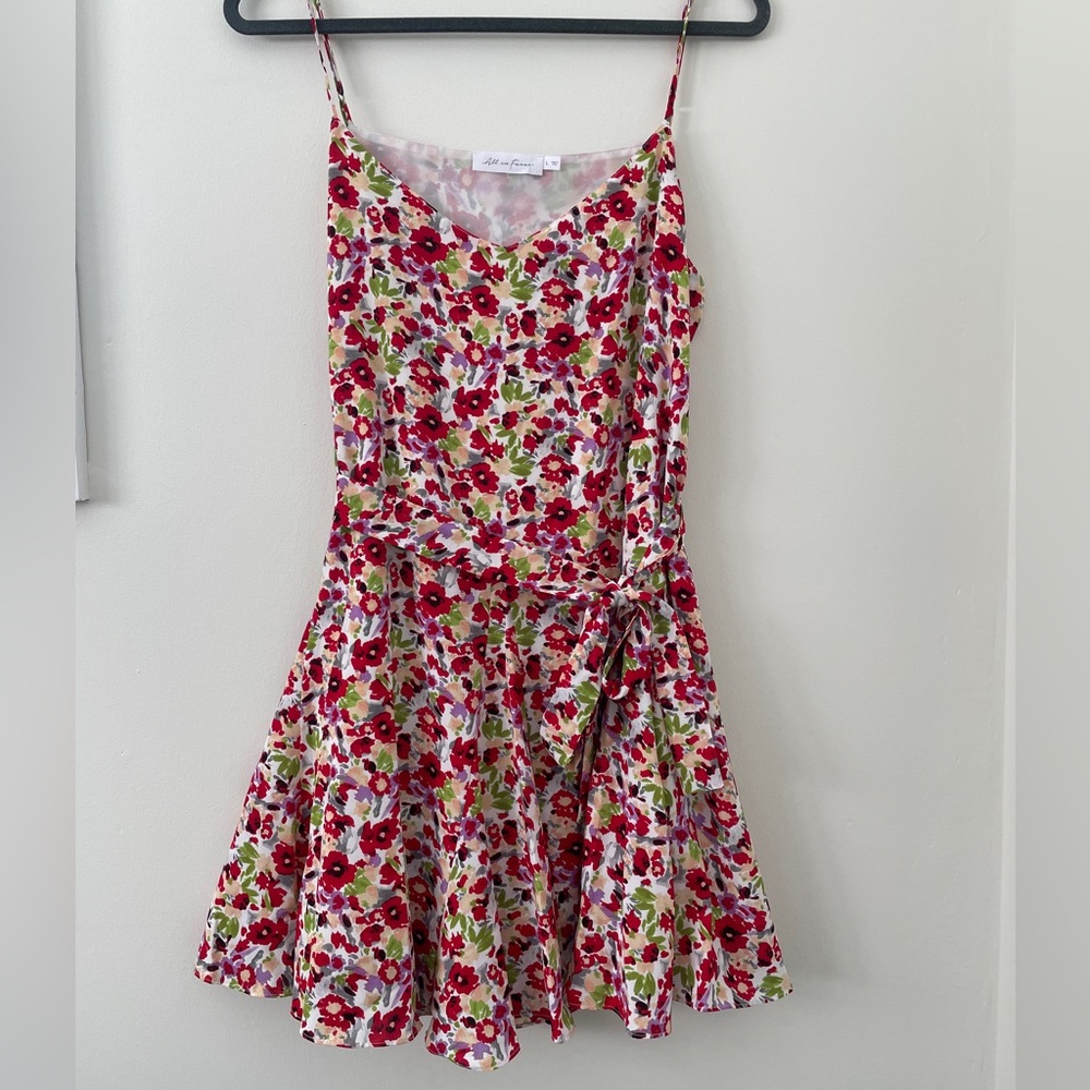 Floral Spaghetti Strap Dress